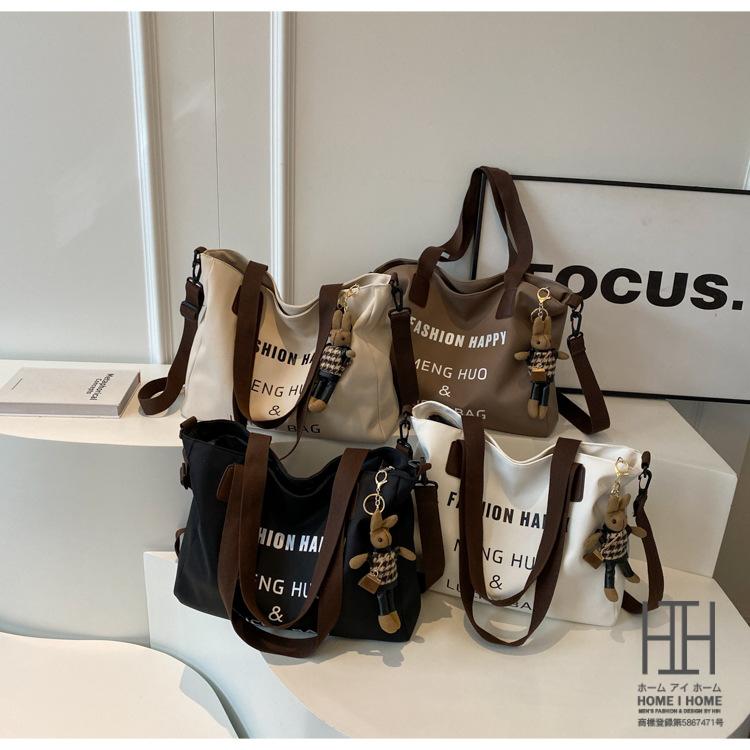 トートバッグ レディース 大容量 A4 ファスナー留め 肩掛け 斜め掛け 2WAY 取り外せるストラップ ショルダーバッグ 鞄 PUレザー 通勤 通学 バッグ メンズ | ホームアイホーム | 11