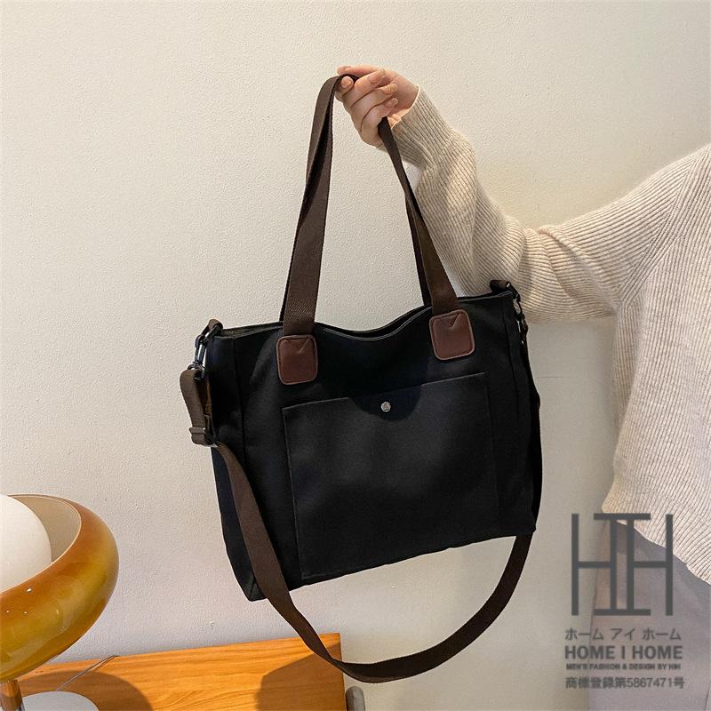 トートバッグ レディース 2WAY 取り外せるストラップ ショルダーバッグ ファスナー留め 大容量 肩掛け 斜め掛け 鞄 PUレザー 通勤 通学 A4 バッグ メンズ | ホームアイホーム