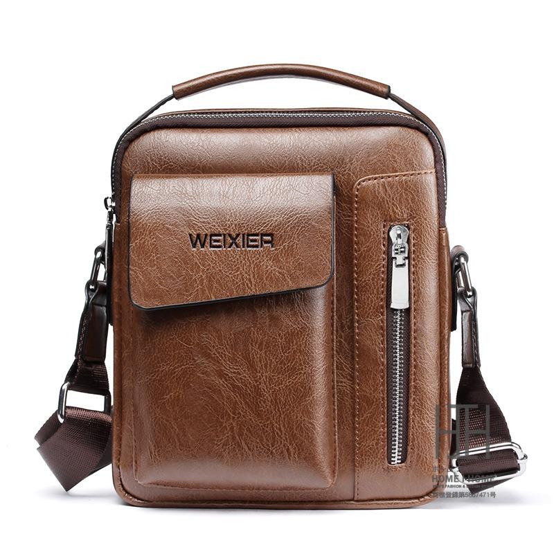 ミニトート メンズ バッグ ショルダーバッグ メンズバッグ ショルダー PU レザー トートバッグ 2WAY 手持ち 撥水 鞄 小さめ 通勤 | ホームアイホーム | 01