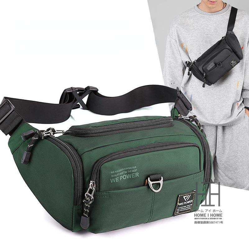 ウエストバッグ バディバッグ 撥水 ショルダーバッグ ナイロンバッグ メンズ ビッグサイズ 通学 アメカジ ストリート ユニセックス アウトドア | ホームアイホーム
