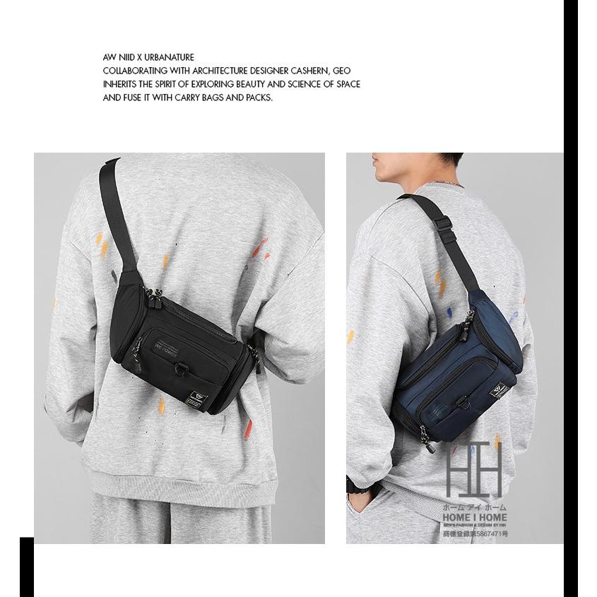 ウエストバッグ バディバッグ 撥水 ショルダーバッグ ナイロンバッグ メンズ ビッグサイズ 通学 アメカジ ストリート ユニセックス アウトドア | ホームアイホーム | 09