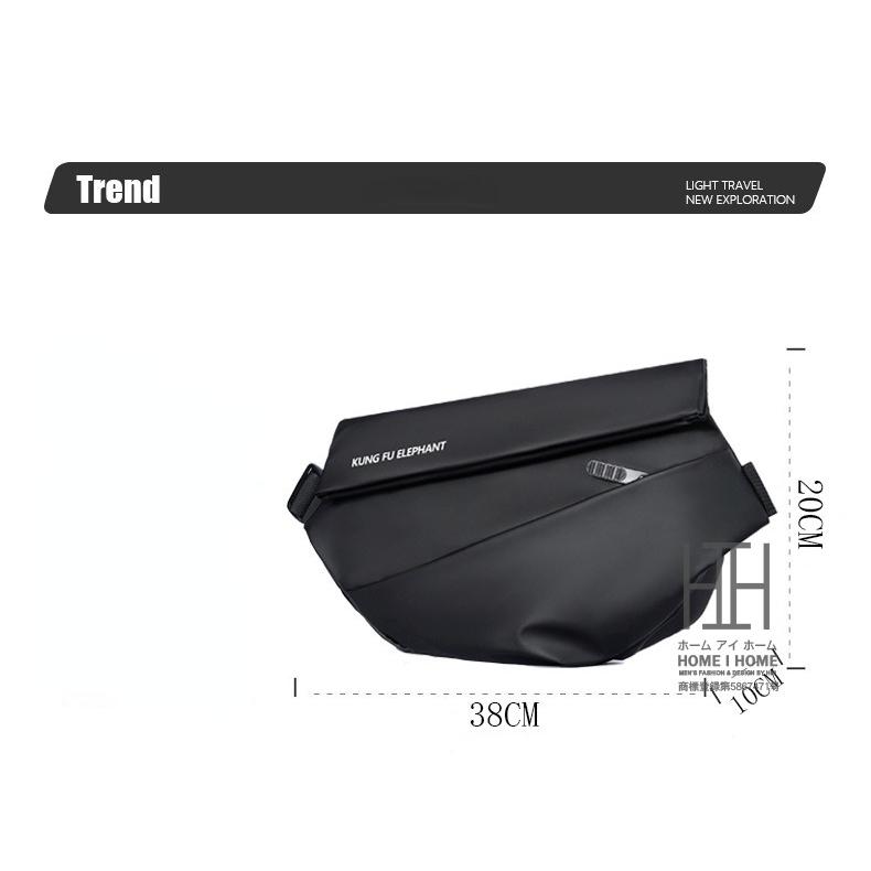メンズバディバッグ ショルダーバッグ 撥水加工 斜め掛けバッグ ワンショルダー ボディリュック ウエストポーチ ストリート 旅行 通学 男性 | ホームアイホーム | 16