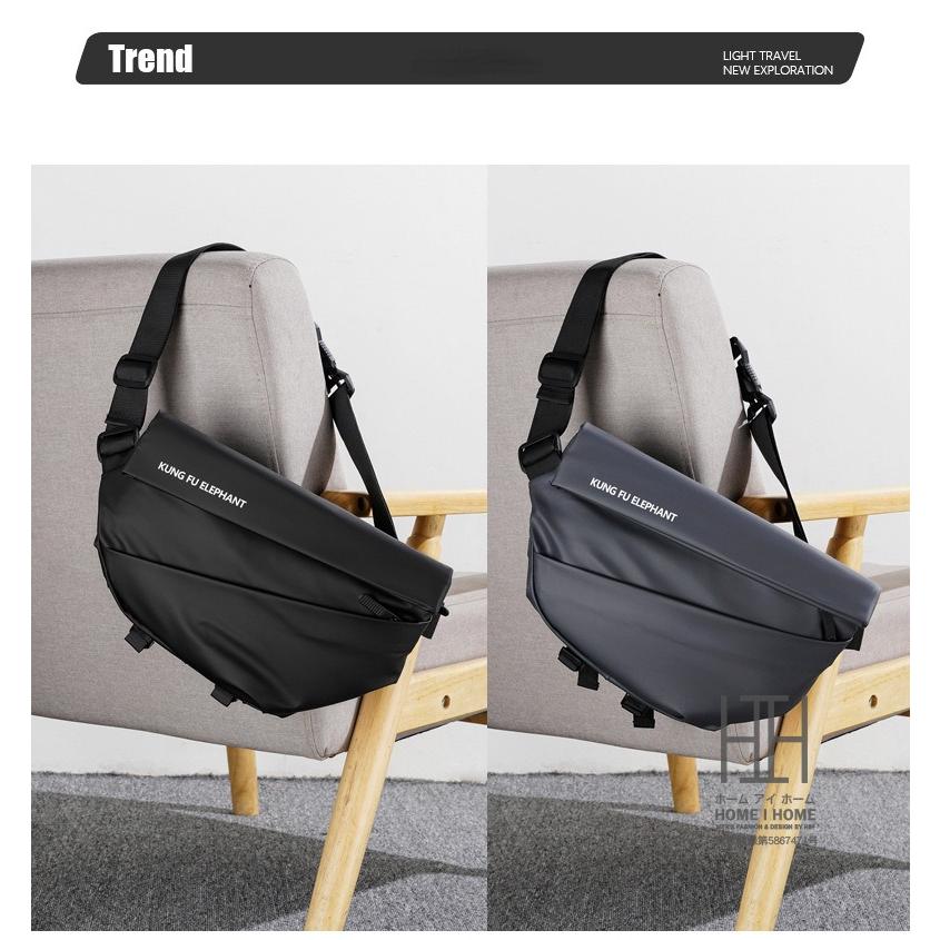 メンズバディバッグ ショルダーバッグ 撥水加工 斜め掛けバッグ ワンショルダー ボディリュック ウエストポーチ ストリート 旅行 通学 男性 | ホームアイホーム | 06