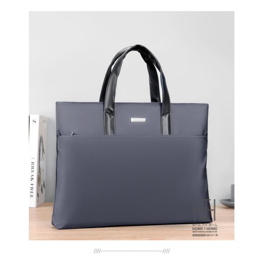 ビジネスバッグ A4 撥水 大容量 通勤 メンズ 鞄 ブリーフケース 軽量 ビジネス パソコンバッグ 14インチPC 無地 シンプル メンズバッグ | ホームアイホーム | 09