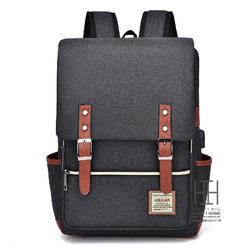 リュック リュックサック ユニセックス バックパック メンズ 大容量 USB口 カジュアル A4 ブランド 防水 通学 PCバッグ 軽量 | ホームアイホーム | 07