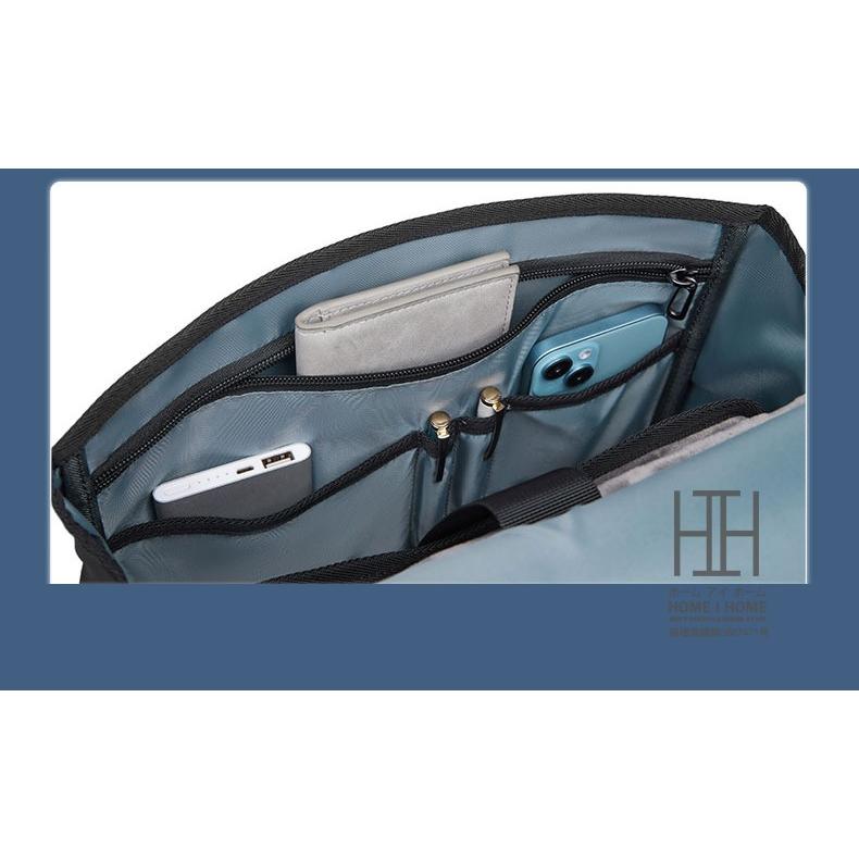 ビジネスリュック 大容量 撥水 USB口 通勤 メンズ リュック リュックサック 通学 出張 ノートPC対応 A4 B4 シンプル ユニセックス | ホームアイホーム | 11