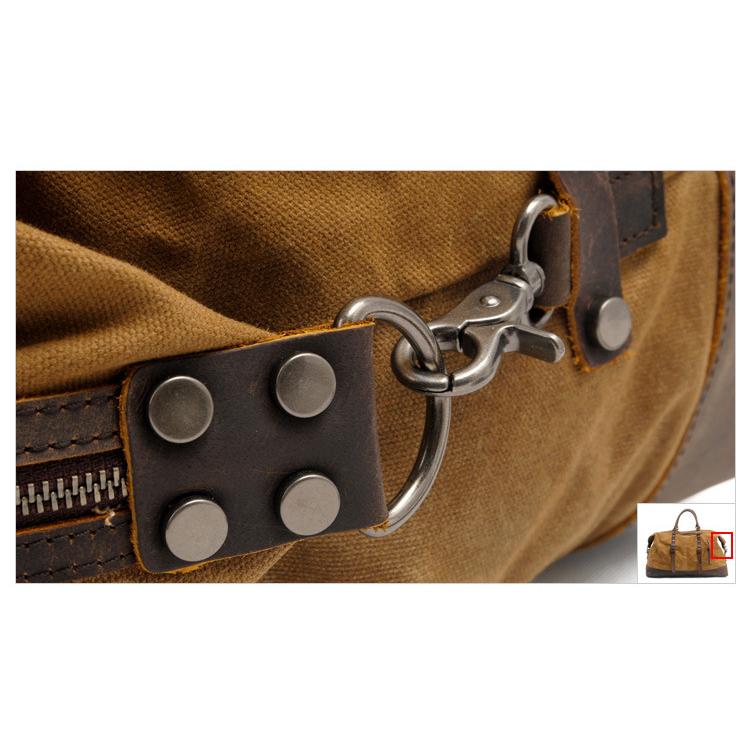 ボストンバッグ 超大容量 旅行鞄かばん 高級キャンバス メンズ 帆布 2WAY ショルダー付き 旅行 出張底鋲付き 新生活 実用的 ギフト プレゼント | ホームアイホーム | 10