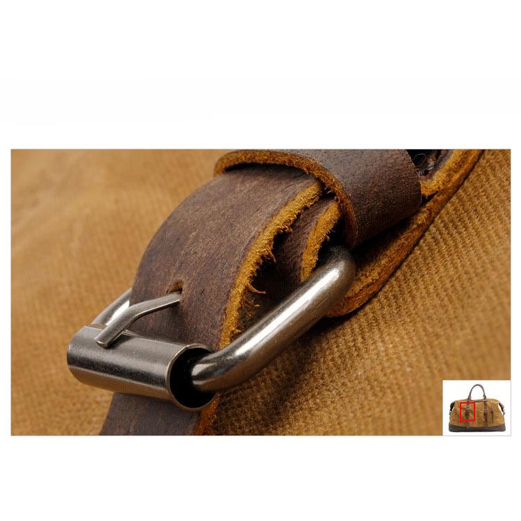 ボストンバッグ 超大容量 旅行鞄かばん 高級キャンバス メンズ 帆布 2WAY ショルダー付き 旅行 出張底鋲付き 新生活 実用的 ギフト プレゼント | ホームアイホーム | 09