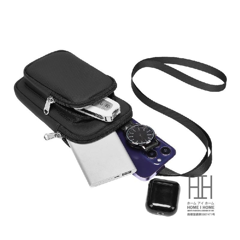 スマホポーチ ショルダーバッグ ウエストポーチ 斜め掛け 撥水 ミニショルダーバッグ 財布 多機能 ミニバッグ 肩掛け カジュアル シンプル | ホームアイホーム | 02