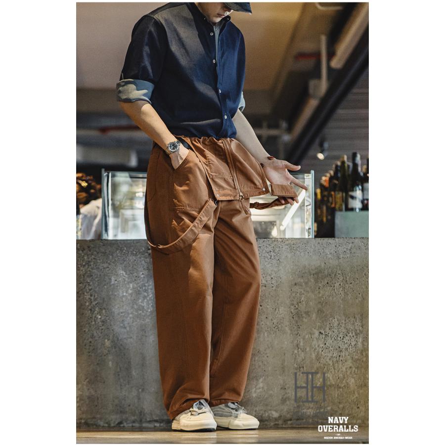 サロペット オーバーオール つなぎ メンズ レディース 綿 大きいサイズ おしゃれ 男女兼用 作業着 ツナギ 春夏 秋冬 アウトドア ガーデニング 農作業 かっこいい | ホームアイホーム | 14