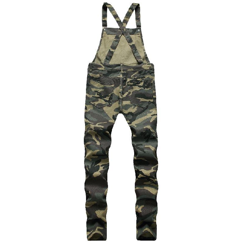 サロペット オーバーオール スキニー メンズ パンツ 細身 スリム デニム 無地/迷彩 アウトドア アメカジ カッコイイ オールインワン おしゃれ きれいめ 春 秋 | ホームアイホーム | 12