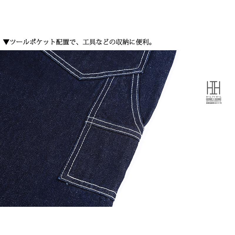 デニム オーバーオール メンズ おしゃれ アウトドア キャンプ 作業服 男女兼用 インディゴ ストライプデニム メンズ レディース 大きいサイズ ユニセックス | ホームアイホーム | 12