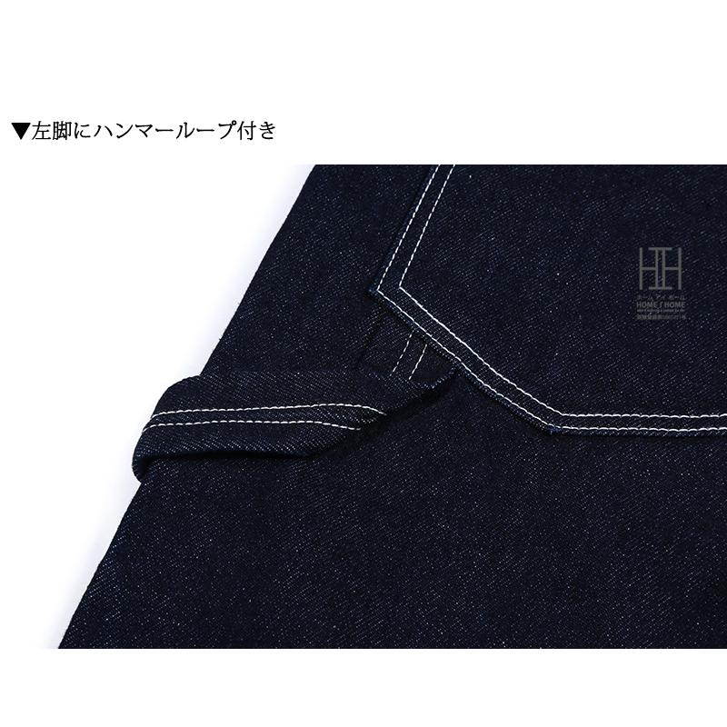 デニム オーバーオール メンズ おしゃれ アウトドア キャンプ 作業服 男女兼用 インディゴ ストライプデニム メンズ レディース 大きいサイズ ユニセックス | ホームアイホーム | 13