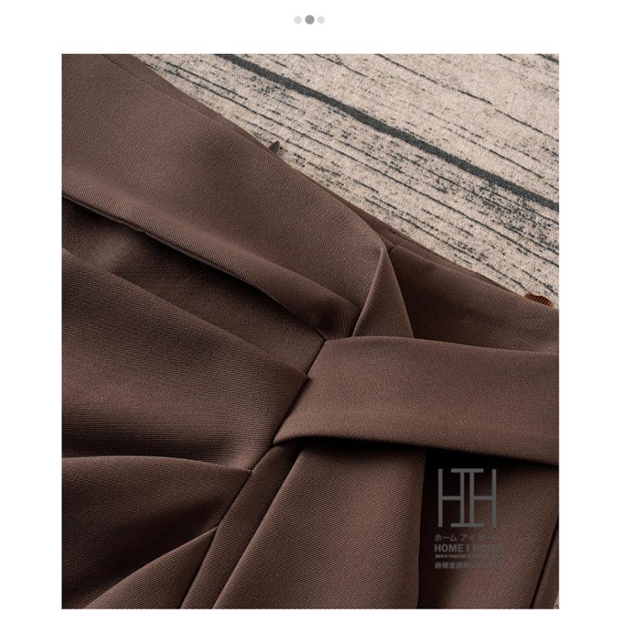 スーツスカート ロングスカート レディース ハイウエスト スリット アシンメトリー 非対称 不規則デザイン 通勤 スリット 体型カバー ミモレ丈 ロング Aライン | ホームアイホーム | 15