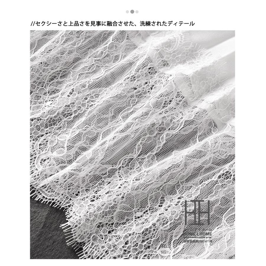 プリーツスカート ロングスカート レディース レース切り替え 通勤 台形スカート 体型カバー ミモレ丈 ロング フレア Aライン ウエストゴム 大人 上品 ブラック | ホームアイホーム | 10