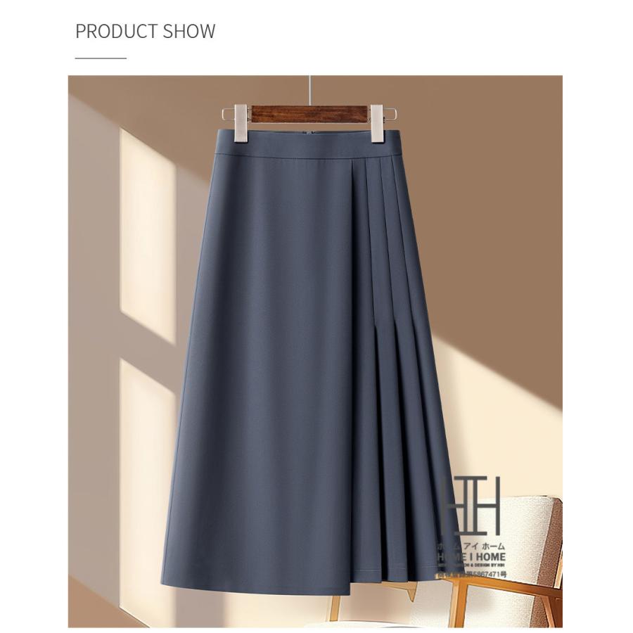 オフィス ロング スカート フォーマル レディース プリーツスカート 大きいサイズ ロングスカート 通勤 通学 おしゃれ Aラインスカート マキシスカート OL 面接 | ホームアイホーム | 04