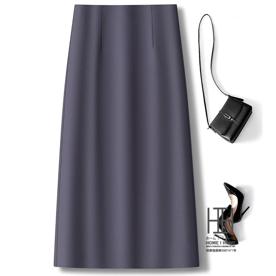 スーツスカート タイトスカート レディース ロング丈 ミモレ丈 シンプル 無地 通勤 体型カバー 可愛い カジュアル こなれ ハイウエスト 抗シワ 通気性 シワ防止 | ホームアイホーム