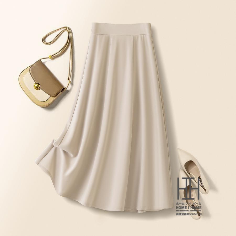 スカート オフィス レディース Aライン 無地 ストレッチ ロングスカート フレアスカート フレア ロング モノトーン きれいめ オフィスカジュアル 大きいサイズ | ホームアイホーム