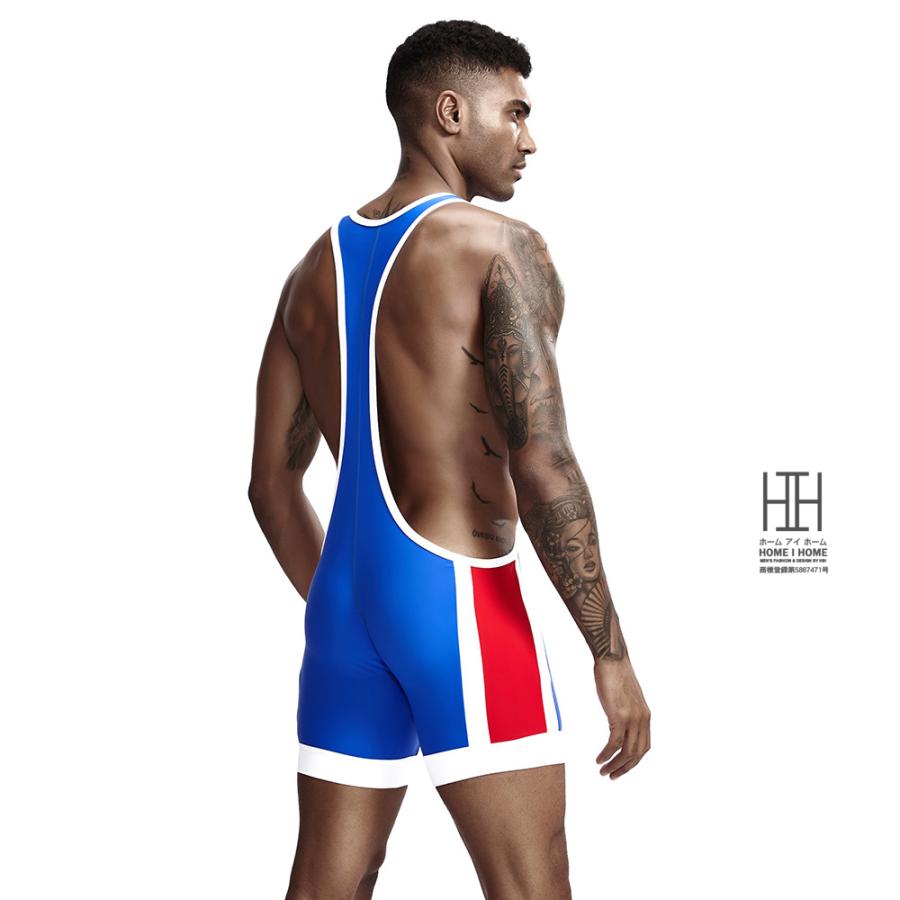 ボディスーツ メンズ レスリングウェア シングレット メンズインナー ボディスーツ 男性 レスリングウェア シングレット メンズインナー お洒落インナー | ホームアイホーム | 14