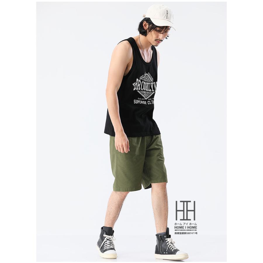 タンクトップス メンズ ロゴ おしゃれ ヘビーウェイト 棉100% ベスト Tシャツ ヴィンテージ風 抜染プリント 色落ちしにくい ノースリーブ 運動 スポーツ 部屋着 | ホームアイホーム | 23