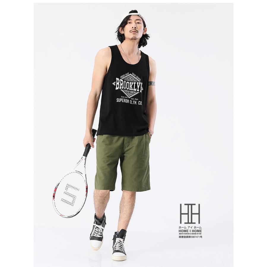 タンクトップス メンズ ロゴ おしゃれ ヘビーウェイト 棉100% ベスト Tシャツ ヴィンテージ風 抜染プリント 色落ちしにくい ノースリーブ 運動 スポーツ 部屋着 | ホームアイホーム | 09