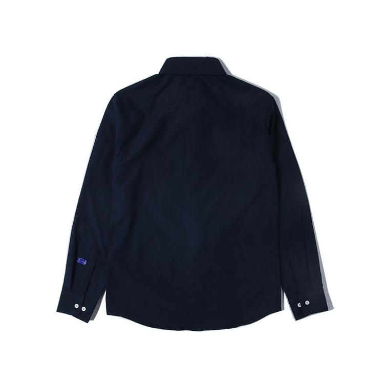 オックスフォードシャツ ボタンダウン 長袖 メンズ ワンポイント 刺繍入り ロゴ コットン おしゃれ スタイリッシュ お兄系 カジュアル トップス 羽織り | ホームアイホーム | 14