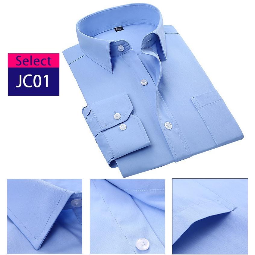 ワイシャツ Yシャツ 黒ワイシャツ 長袖 白シャツ メンズ 制服 ビジネス ドレス | ホームアイホーム | 01