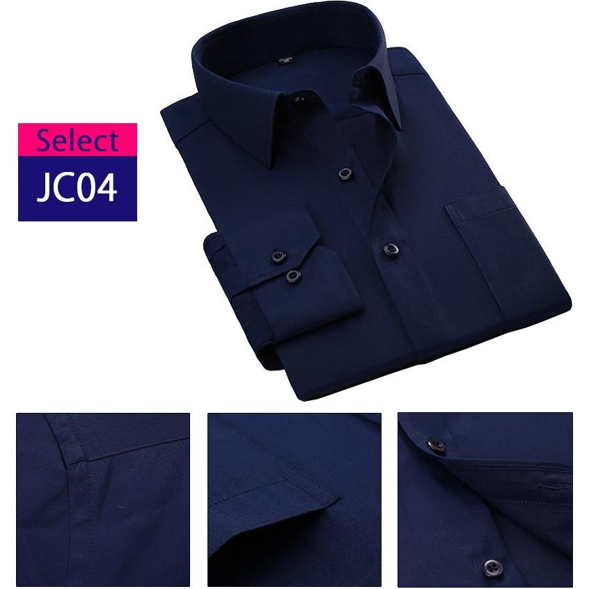 ワイシャツ Yシャツ 黒ワイシャツ 長袖 白シャツ メンズ 制服 ビジネス ドレス | ホームアイホーム | 04