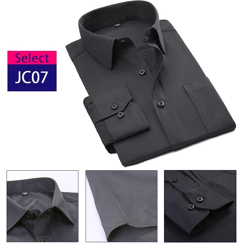 ワイシャツ Yシャツ 黒ワイシャツ 長袖 白シャツ メンズ 制服 ビジネス ドレス | ホームアイホーム | 07