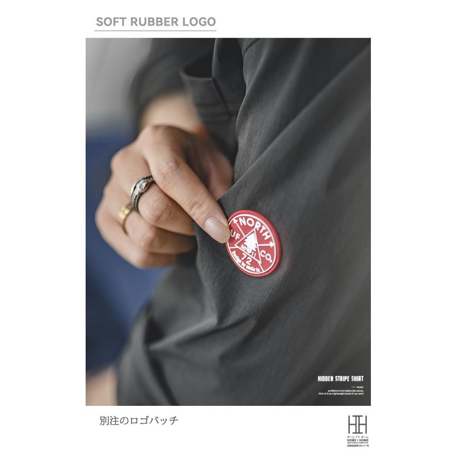 カジュアルシャツ シャツジャケット メンズ 長袖 大きいサイズ ナイロンジャケット ストレッチ 両ポケット スナップボタン アウトドア シワになりにくい | ホームアイホーム | 13