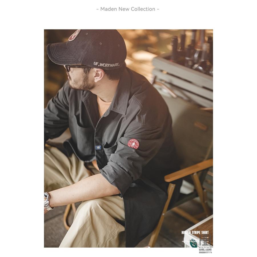 カジュアルシャツ シャツジャケット メンズ 長袖 大きいサイズ ナイロンジャケット ストレッチ 両ポケット スナップボタン アウトドア シワになりにくい | ホームアイホーム | 15