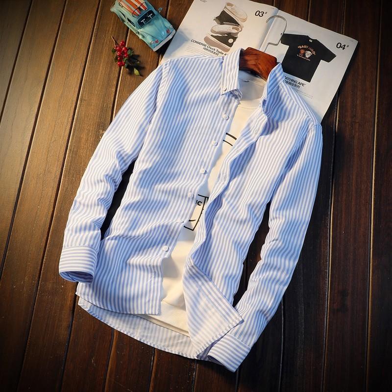 シャツ メンズ ストライプ 長袖 カラフル ファッション カジュアル オシャレ | ホームアイホーム | 02