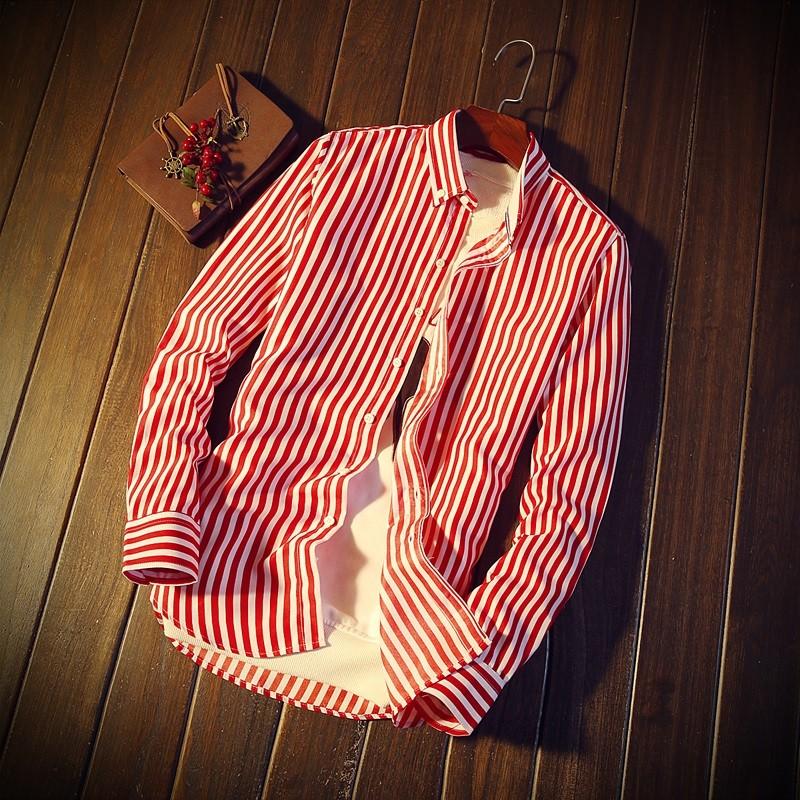 シャツ メンズ ストライプ 長袖 カラフル ファッション カジュアル オシャレ | ホームアイホーム | 04