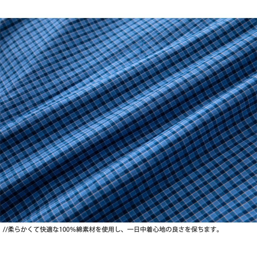 シャツ メンズ 長袖 ボタンダウンシャツ チェックシャツ ギンガムチェック ポケット カラー配色 ゆったり 大きい 大きいサイズ おしゃれ 春 秋 冬 メンズシャツ | ホームアイホーム | 11
