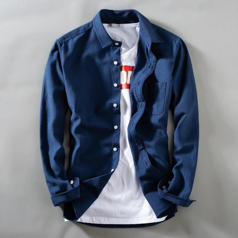 シャツメンズ オックスフォードシャツ 長袖 白シャツ 無地 コットン シンプル トップス | ホームアイホーム | 11