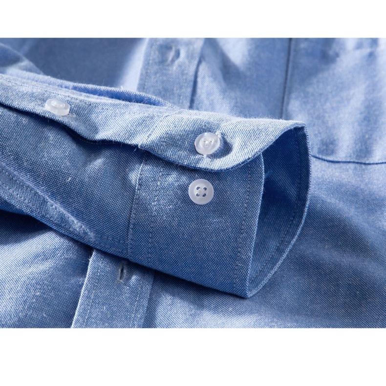 シャツメンズ オックスフォードシャツ 長袖 白シャツ 無地 コットン シンプル トップス | ホームアイホーム | 09