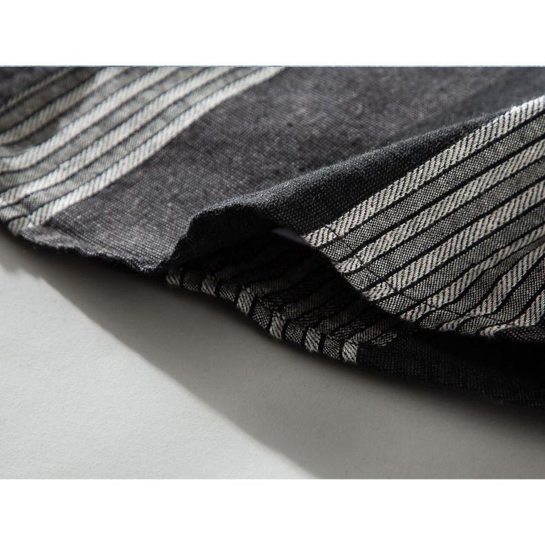 カジュアルシャツ メンズ ストラップ 長袖 カラー配色 オシャレ スリム アメカジ シャツ | ホームアイホーム | 11