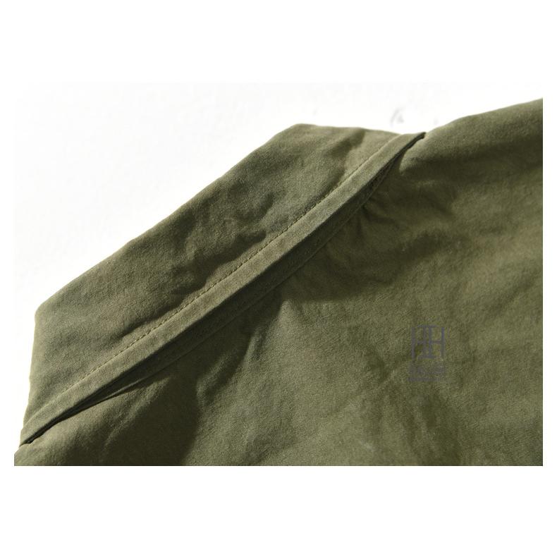 カジュアルシャツ シャツ メンズ 長袖 メンズシャツ レギュラーカラー ステッチワーク コットン 綿100 無地 シンプル おしゃれ ウォッシュ メンズファッション | ホームアイホーム | 15