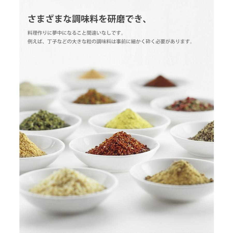 ペッパーミル 電動 2本 充電 小型 電動ミル 大容量 95ml ソルト ペッパー 胡椒 岩塩 海塩 コードレス スパイスミル 収納ベース 水洗い可 リチウム電池 キャンプ | ブランド登録なし | 08