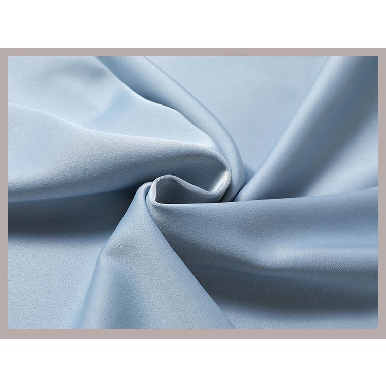 ブラウス レディース 無地 隠し式ボタン 長袖 しなやか アセテート繊維 やわらか サテン シルク生地 トップス ビジネス 通勤 オフィスオールシーズン | ホームアイホーム | 06