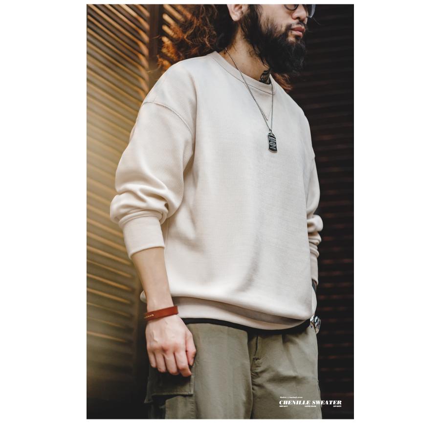 tシャツ トレーナー メンズ 長袖 クルーネック スウェット パーカー Vガゼット 秋 冬 カットソー 長袖tシャツ プルオーバートップス ロンt アメカジ ゆったり | ホームアイホーム | 15