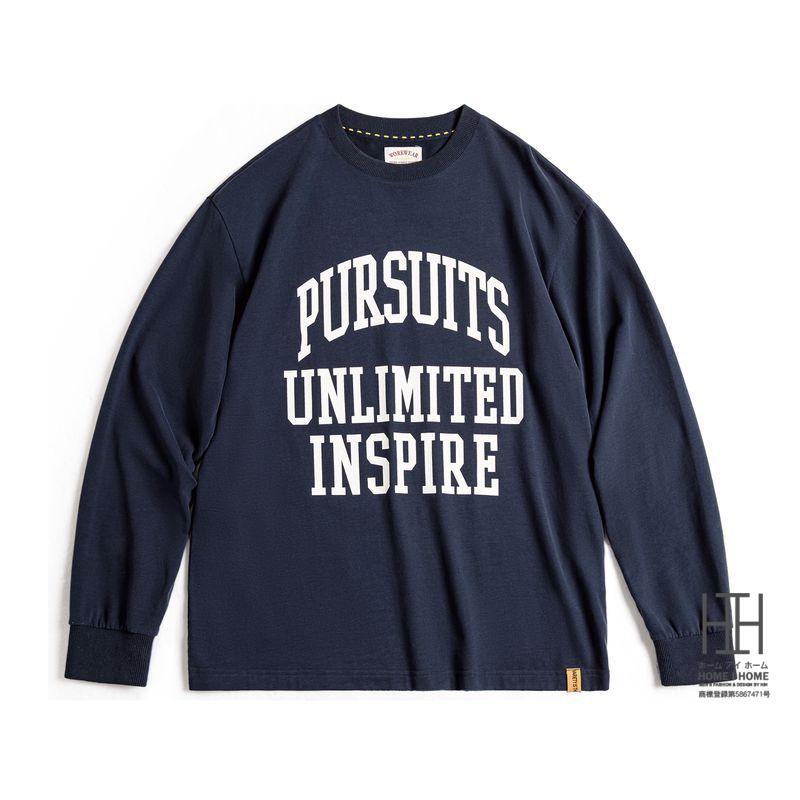 Tシャツ メンズ 長袖 長袖Tシャツ メンズ ロンT メンズ ロゴT スローガン クルーネック 大きいサイズ 綿100 Tシャツ メンズ おしゃれ インナー トップス 厚手 | ホームアイホーム | 14