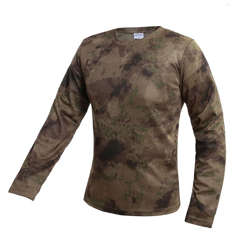 Tシャツ メンズ モフラージュティーシャツ 長袖 迷彩 吸汗速乾 立体裁断 通気 スポーツ 軽量 | ホームアイホーム | 08