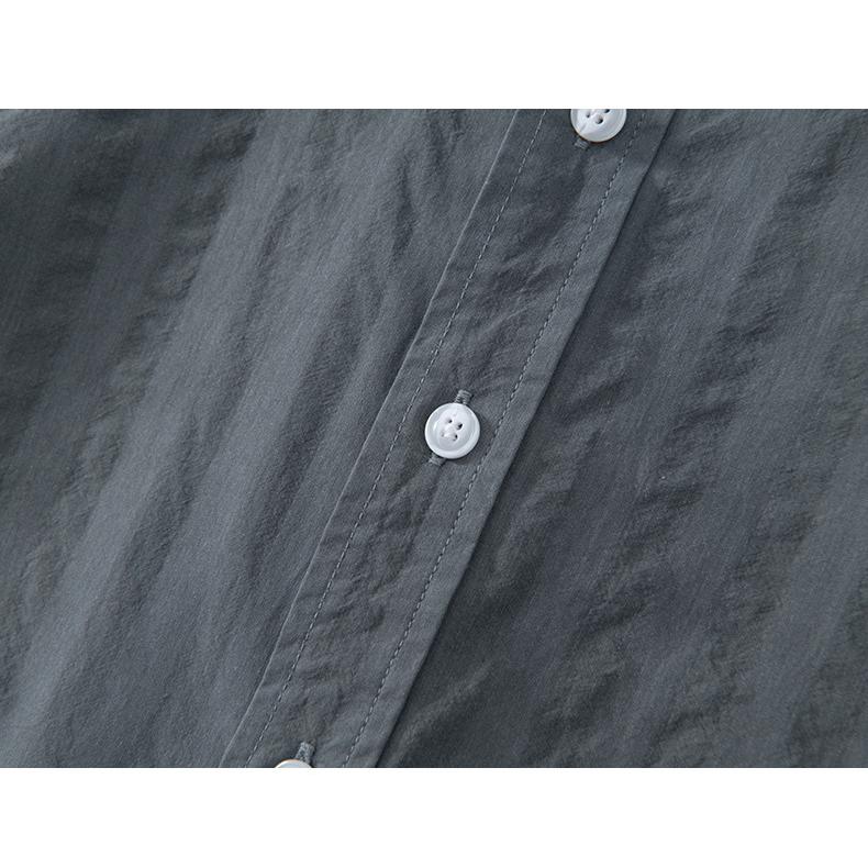 半袖シャツ 白シャツ ストライプ柄 メンズ カジュアル 柔らかい コットン ビジカジ 涼しい 夏服 トップス | ブランド登録なし | 14