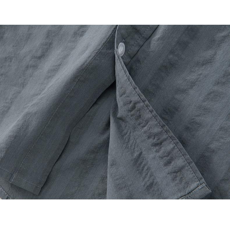 半袖シャツ 白シャツ ストライプ柄 メンズ カジュアル 柔らかい コットン ビジカジ 涼しい 夏服 トップス | ブランド登録なし | 18