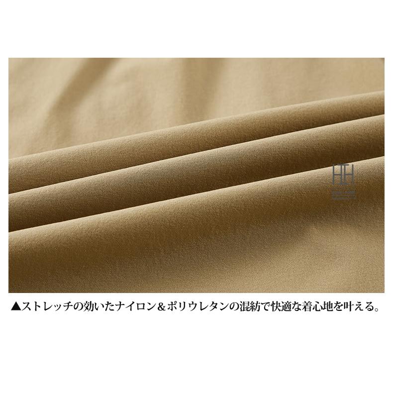 シャツ メンズ 半袖 ナイロンシャツ ストレッチ ポケット付き おしゃれ ワンポイント ワークシャツ ウトドア キャンプ 涼しい スポーツ ゴルフ ワークシャツ | ホームアイホーム | 17