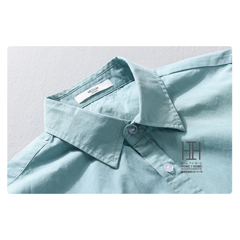 シャツ メンズ 半袖 白シャツ ビジネス シンプル 無地 半袖シャツ 柔らかい おしゃれ 涼しい 羽織り サマー カジュアルシャツ メンズシャツ メンズファッション | ホームアイホーム | 18