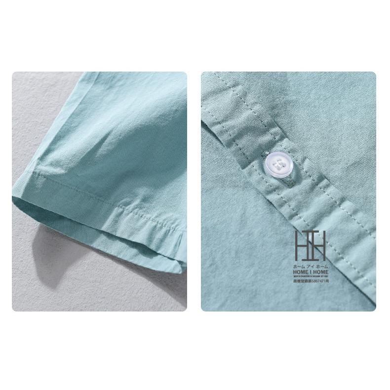 シャツ メンズ 半袖 白シャツ ビジネス シンプル 無地 半袖シャツ 柔らかい おしゃれ 涼しい 羽織り サマー カジュアルシャツ メンズシャツ メンズファッション | ホームアイホーム | 19