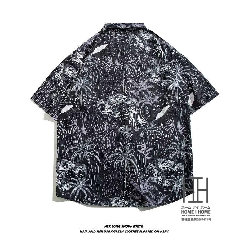 柄シャツ アロハシャツ シャツ メンズ 半袖 ボタニカル柄 かりゆし かりゆしウェア プリント 夏 カジュアルシャツ おしゃれ トップス アメカジ メンズシャツ | ホームアイホーム | 02