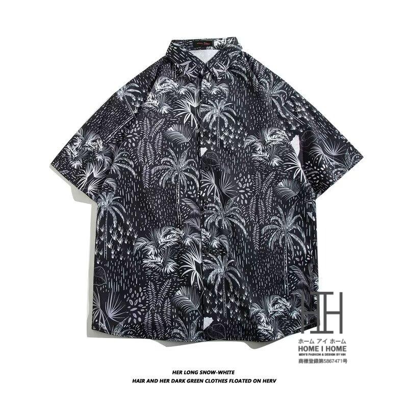 柄シャツ アロハシャツ シャツ メンズ 半袖 ボタニカル柄 かりゆし かりゆしウェア プリント 夏 カジュアルシャツ おしゃれ トップス アメカジ メンズシャツ | ホームアイホーム | 01